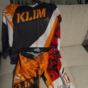 Klim X-Lite Motocross Jersey SIZE M and Pants SIZE 8